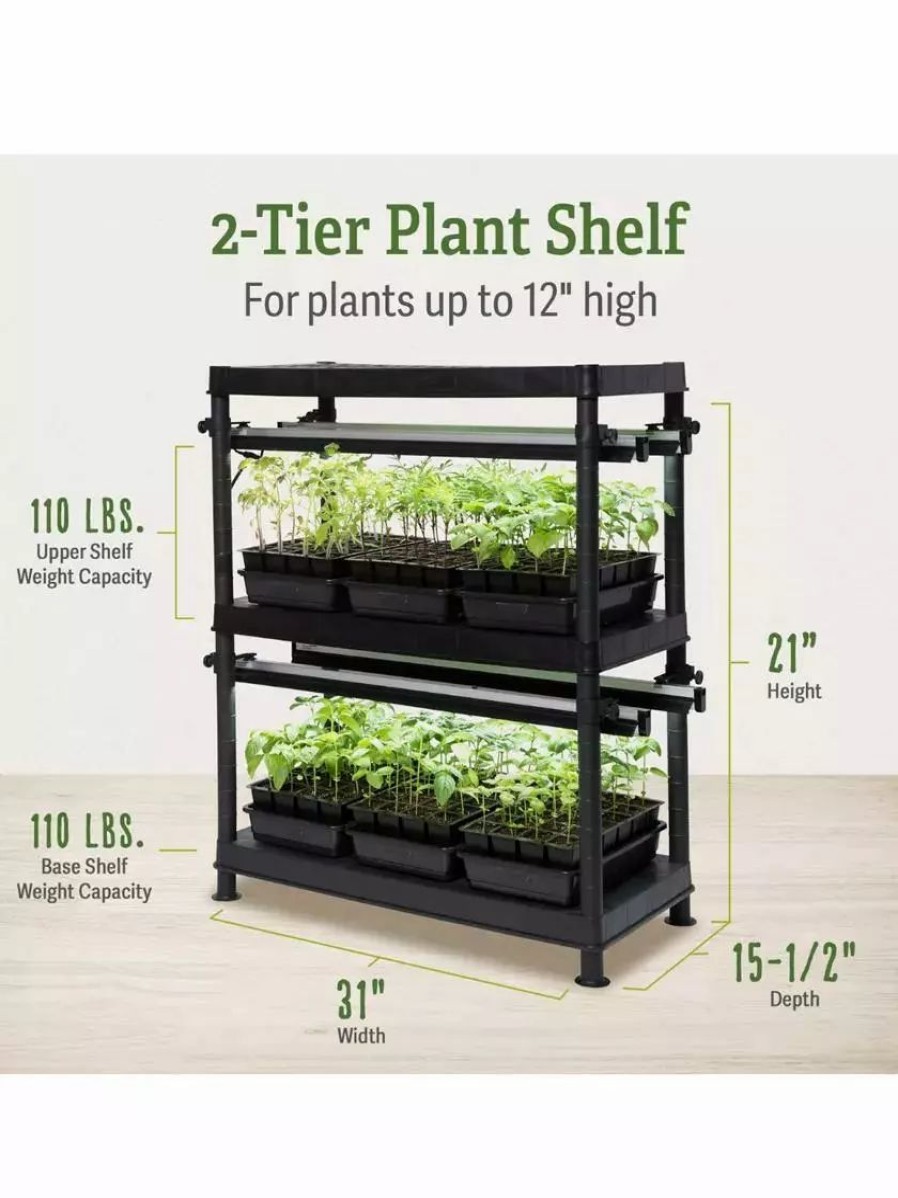 Indoor Garden * | Gsc Led Stack-N-Grow Lights 2-Tier System