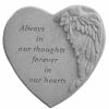 Yard & Garden Decor * | Gsc Always In Our Thoughts Memorial Stone