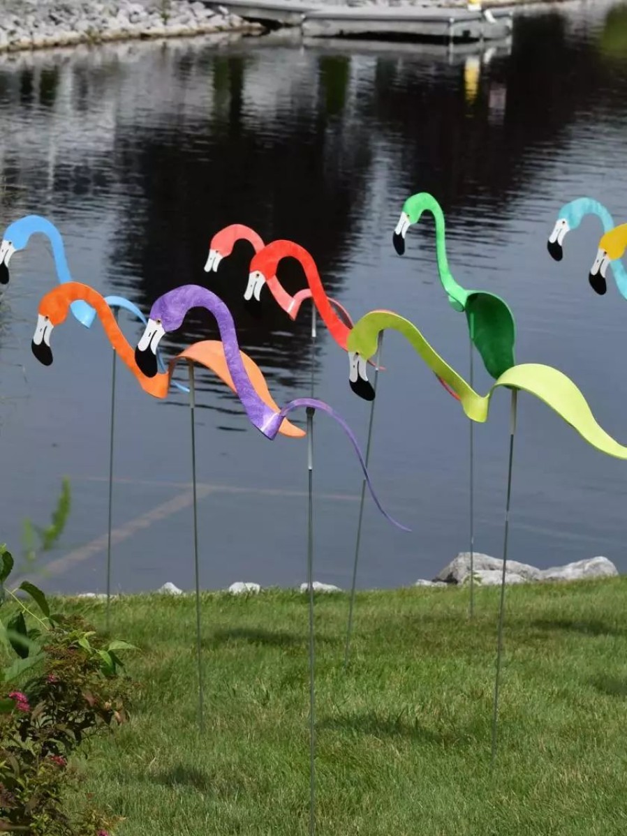 Yard & Garden Decor * | Gsc Florida Dancing Birds , Flamingos