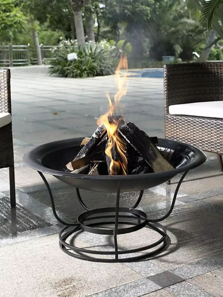 Yard & Garden Decor * | Gsc Crosley Buckner Firepit