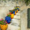 Yard & Garden Decor * | Gsc Bright Pots Outdoor Wall Art,