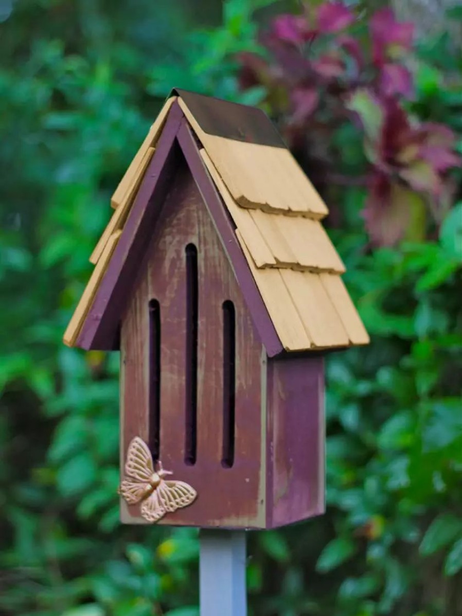 Backyard Habitat * | Gsc Heartwood Butterfly Breeze House