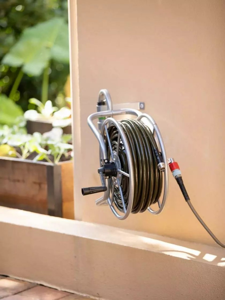 Watering & Irrigation * | Gsc Mounted Lifetime Garden Hose Reel