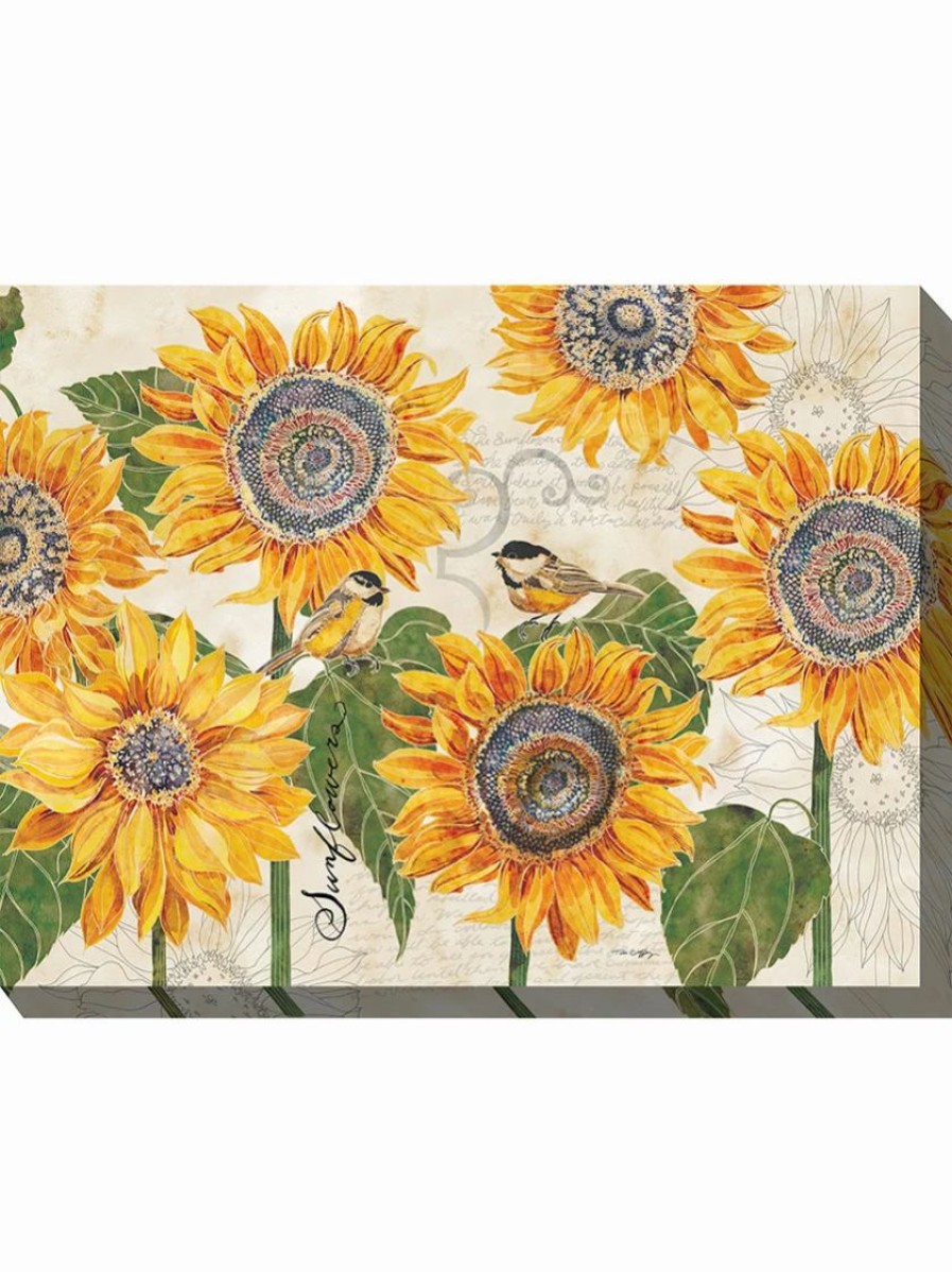 Yard & Garden Decor * | Gsc Sunbirds Outdoor Wall Art