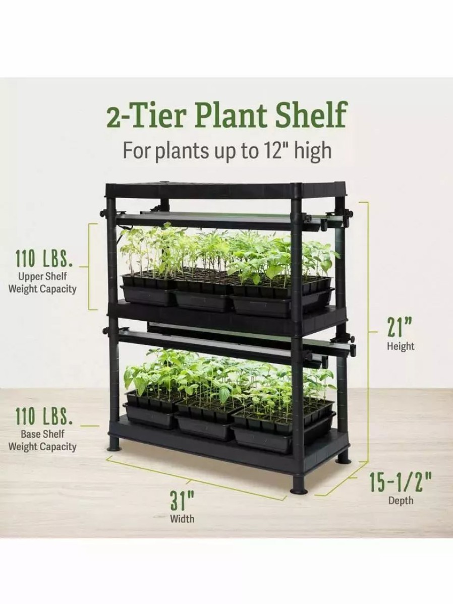 Indoor Garden * | Gsc Stack-N-Grow Lights 2-Tier System