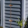 Yard & Garden Decor * | Gsc Umbrella Pure Copper Rain Chain, 8.5