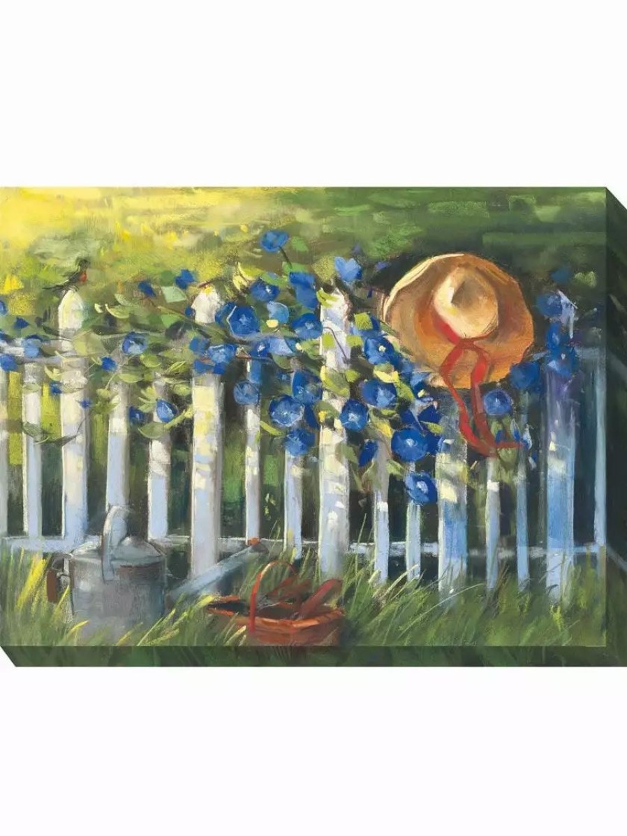 Yard & Garden Decor * | Gsc Farmhouse Fence Outdoor Wall Art