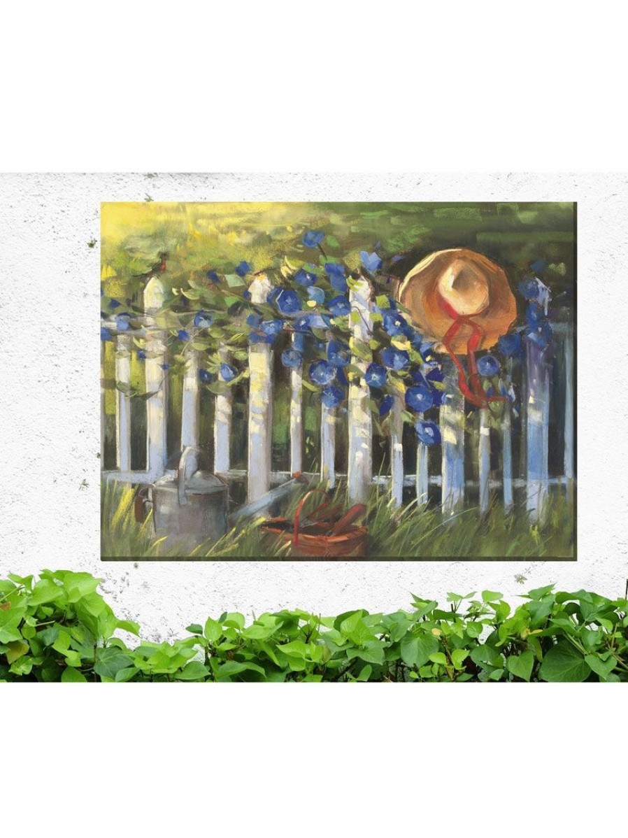 Yard & Garden Decor * | Gsc Farmhouse Fence Outdoor Wall Art