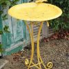 Backyard Habitat * | Gsc Vintage Floral Birdbath