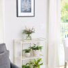 Indoor Garden * | Gsc Oslo 2-Tier Plant Stand With Folding Shelves