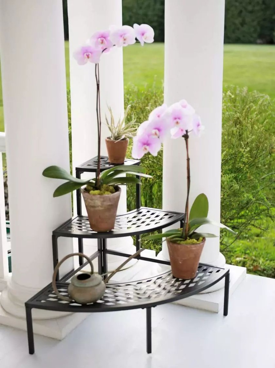 Indoor Garden * | Gsc Quarter-Round Lattice Plant Stand