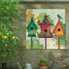 Yard & Garden Decor * | Gsc Three Neighbors Outdoor Wall Art