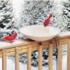 Backyard Habitat * | Gsc Birds Choice Heated Birdbath With Deck Mount