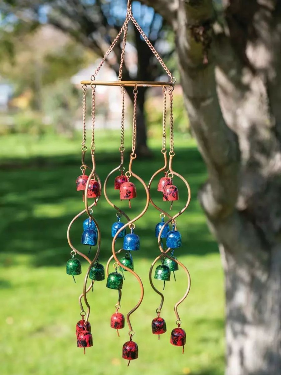 Yard & Garden Decor * | Gsc Spiral Bells Wind Chimes