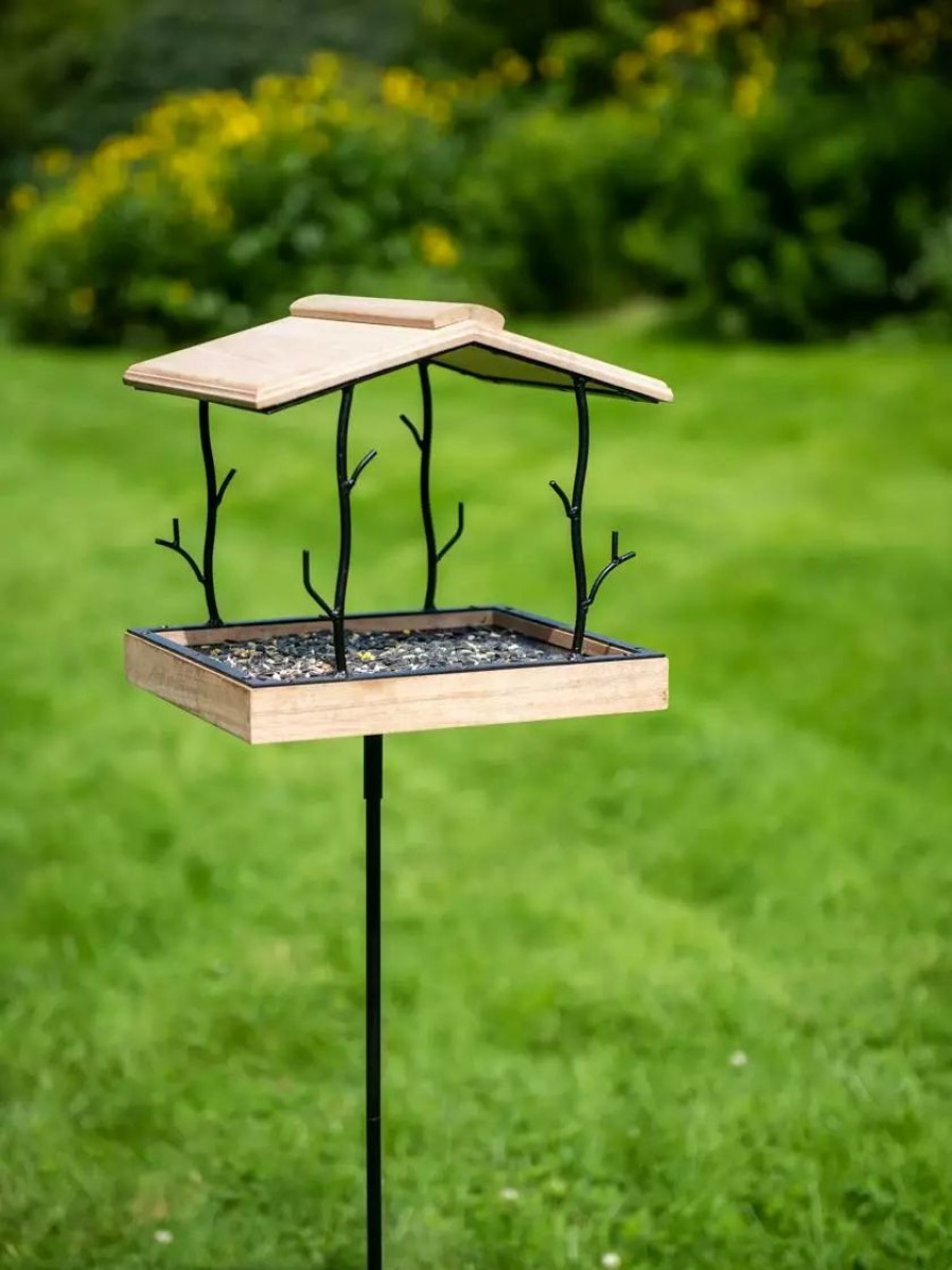 Backyard Habitat * | Gsc Twigs Platform Bird Feeder