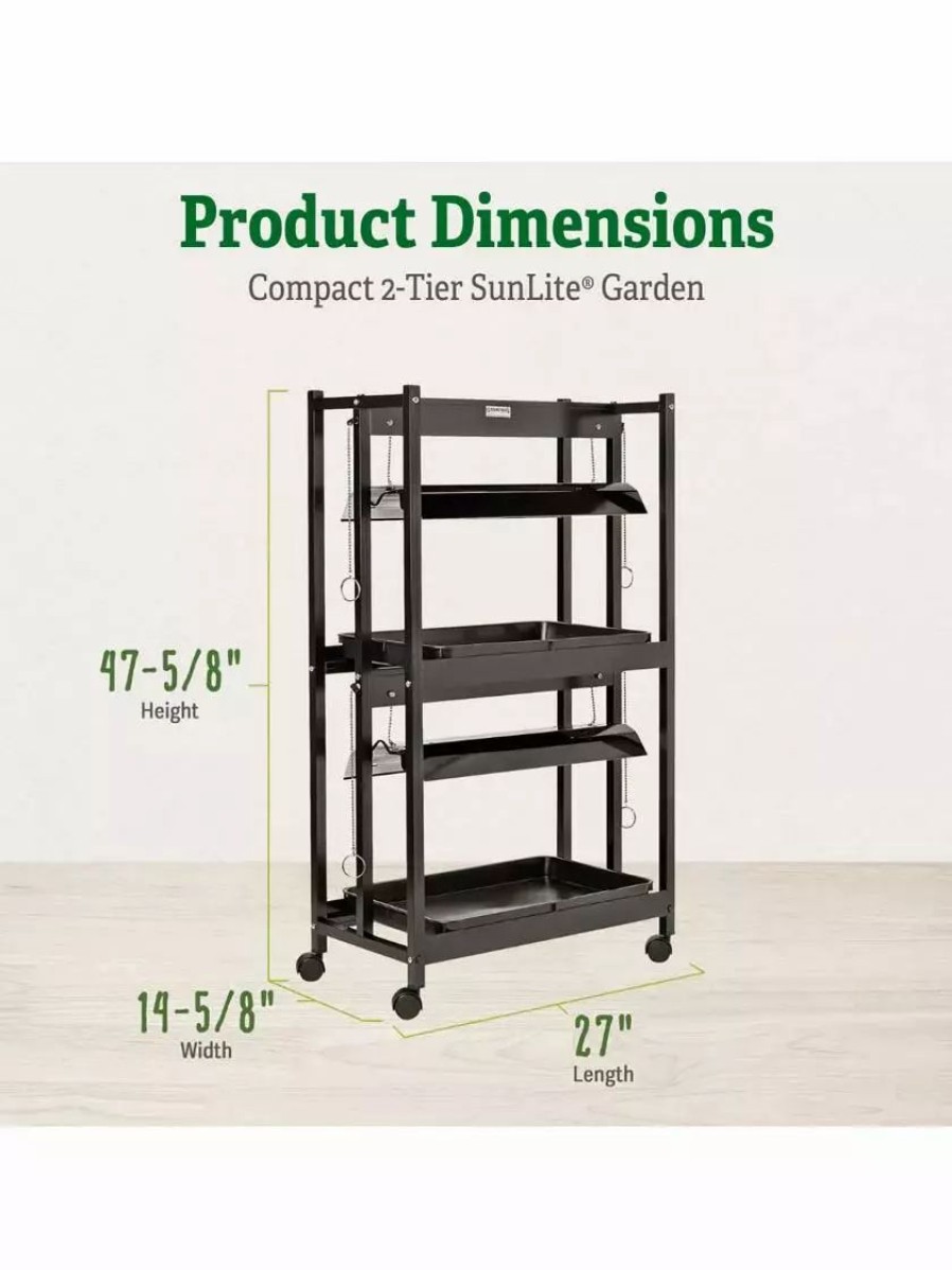 Indoor Garden * | Gsc Compact 2-Tier Sunlite Garden