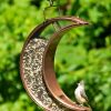 Backyard Habitat * | Gsc Crescent Moon Bird Feeder With Copper Finish