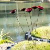 Yard & Garden Decor * | Gsc Red Poppy Sways, Set Of 5