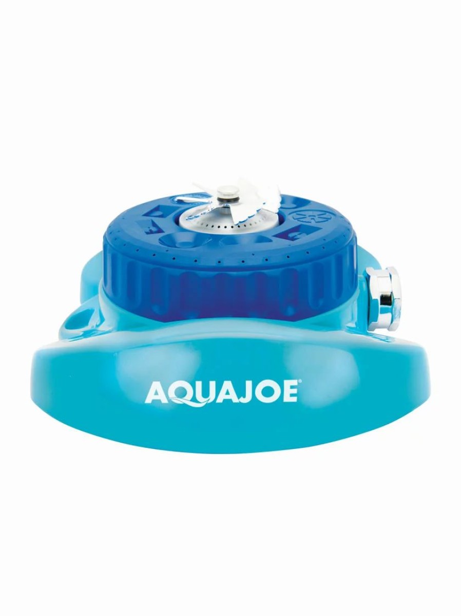 Watering & Irrigation * | Gsc Aqua Joe Aj-Tssbm Indestructible 9-Pattern Metal Turret Sprinkler