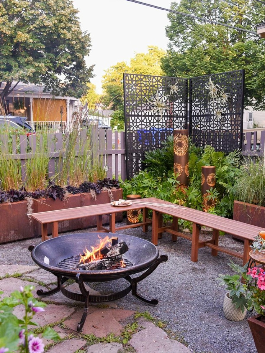 Yard & Garden Decor * | Gsc Crosley Ashland Firepit