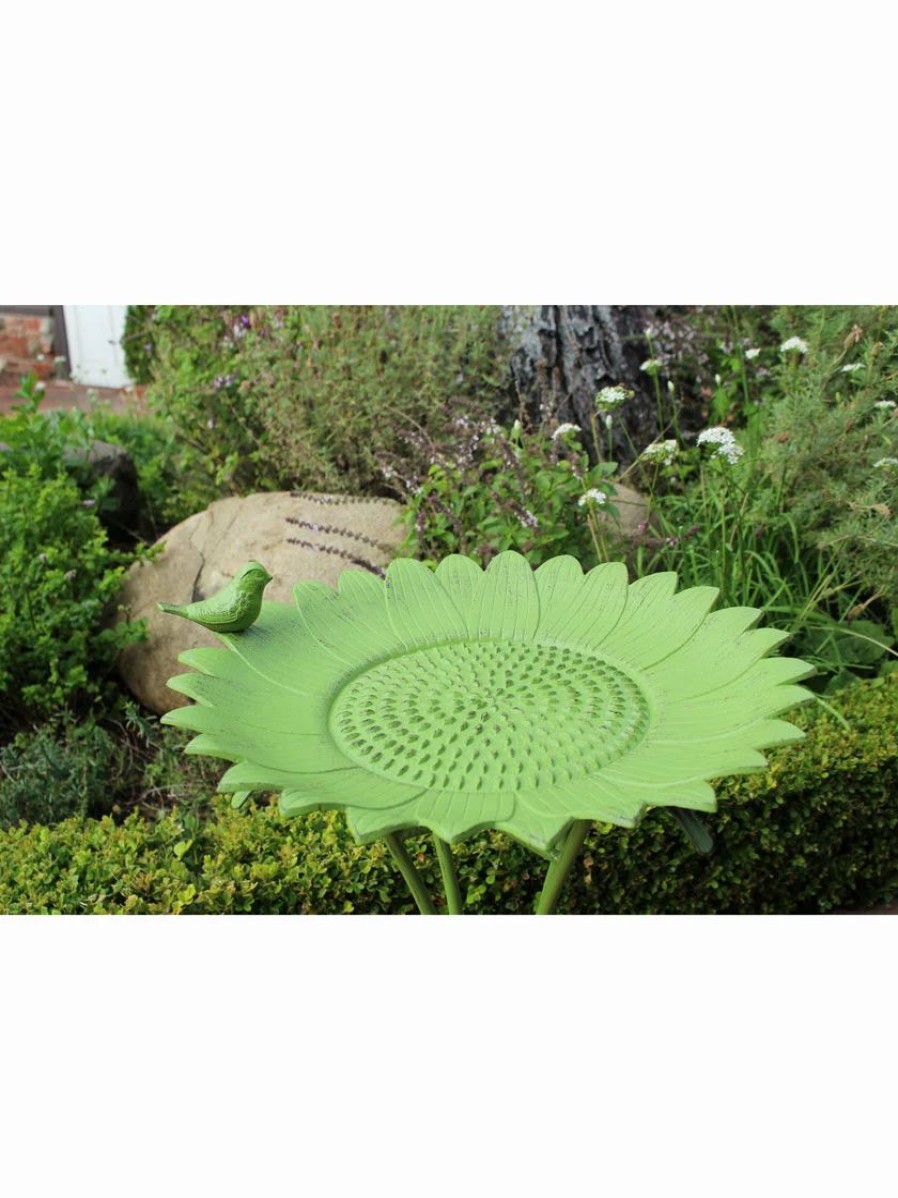 Backyard Habitat * | Gsc Sunflower Birdbath