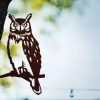 Yard & Garden Decor * | Gsc Metalbird Great Horned Owl