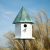 Backyard Habitat * | Gsc Heartwood Copper Songbird Deluxe Bird House