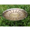 Backyard Habitat * | Gsc Achla Designs African Daisy Birdbath With Stake