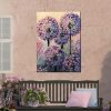 Yard & Garden Decor * | Gsc Artistic Allium Outdoor Wall Art