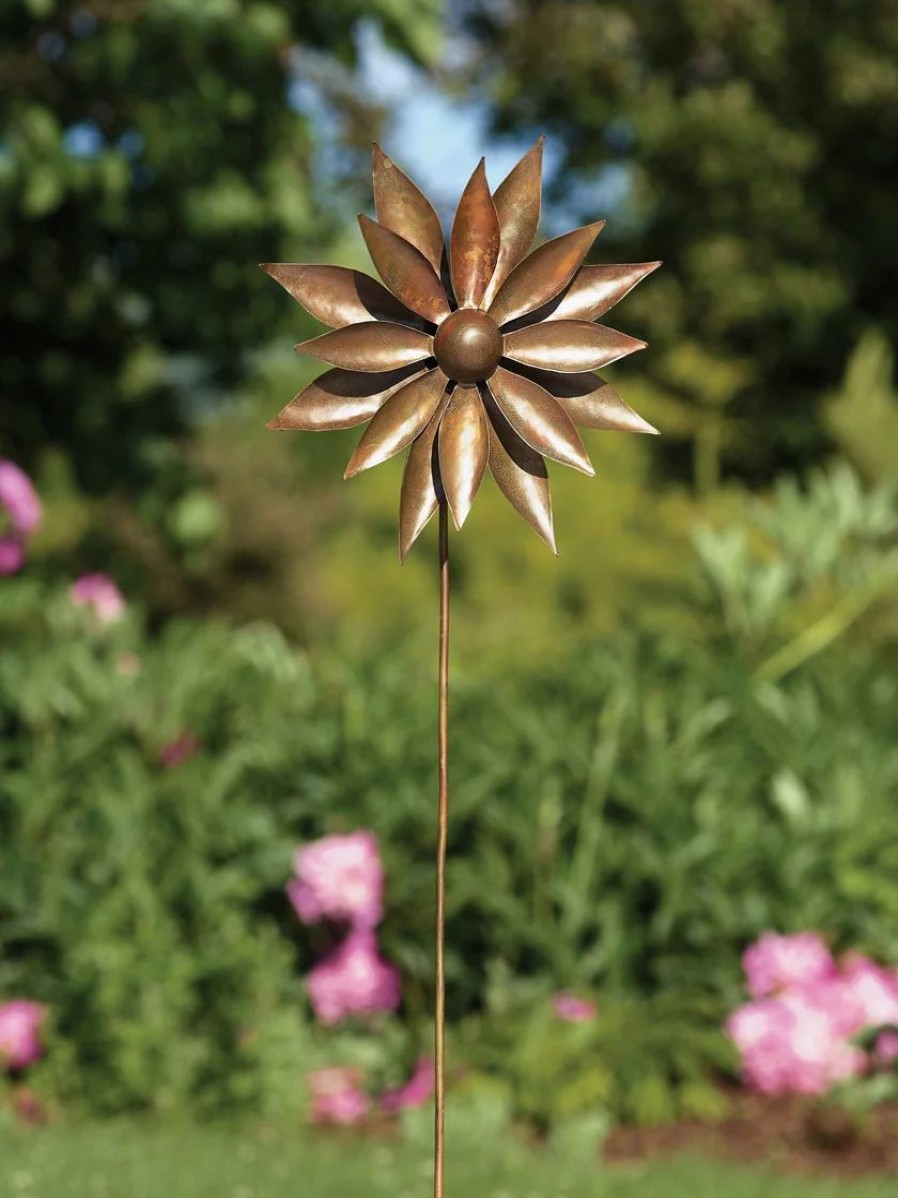 Yard & Garden Decor * | Gsc Dahlia Wind Spinner, 12