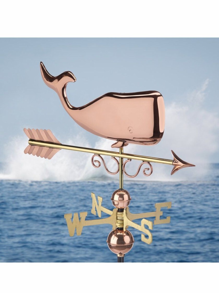 Yard & Garden Decor * | Gsc Save The Whales Weathervane