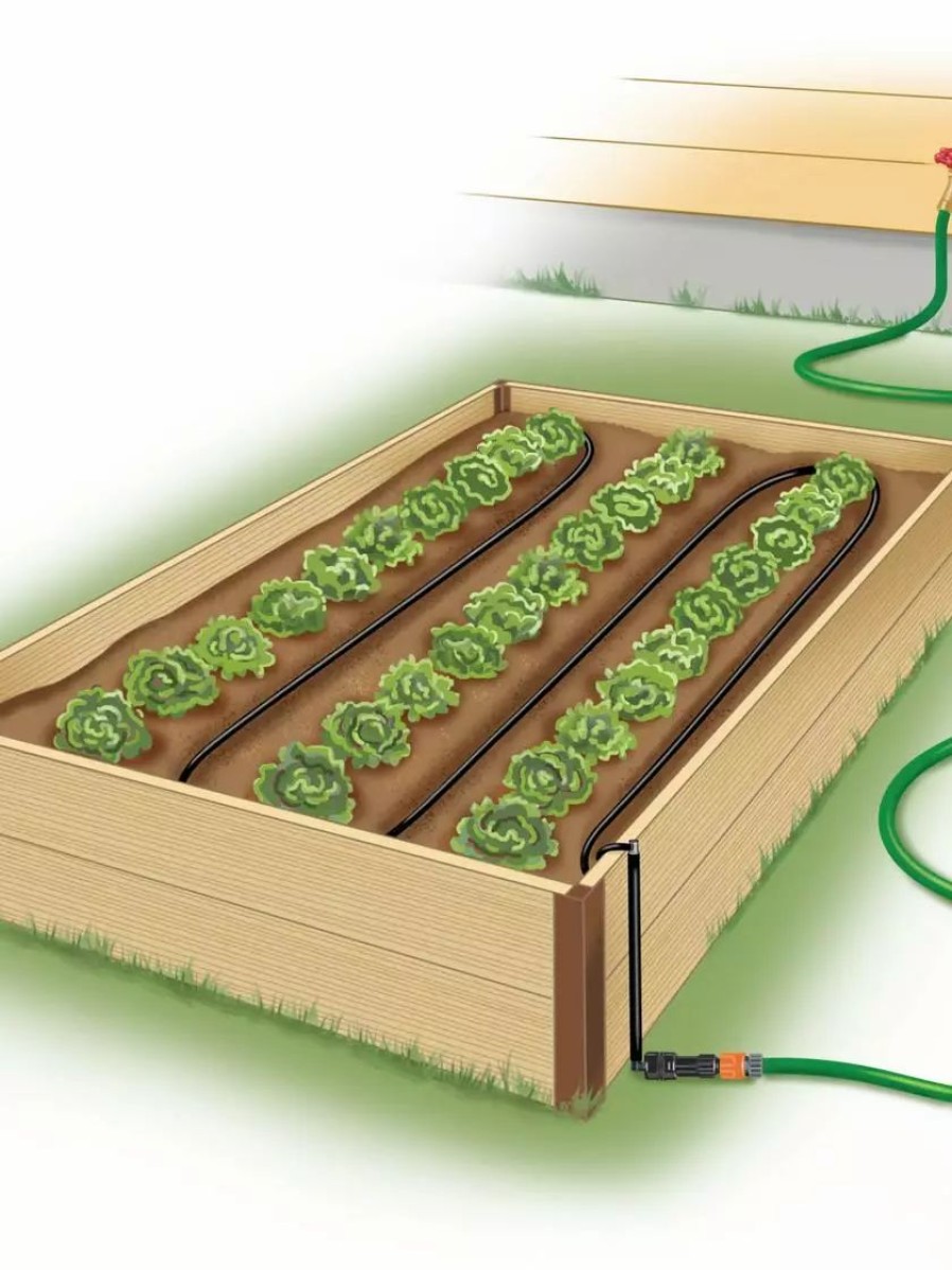 Watering & Irrigation * | Gsc Raised Bed Drip Line Irrigation Kit