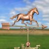 Yard & Garden Decor * | Gsc Galloping Horse Weathervane