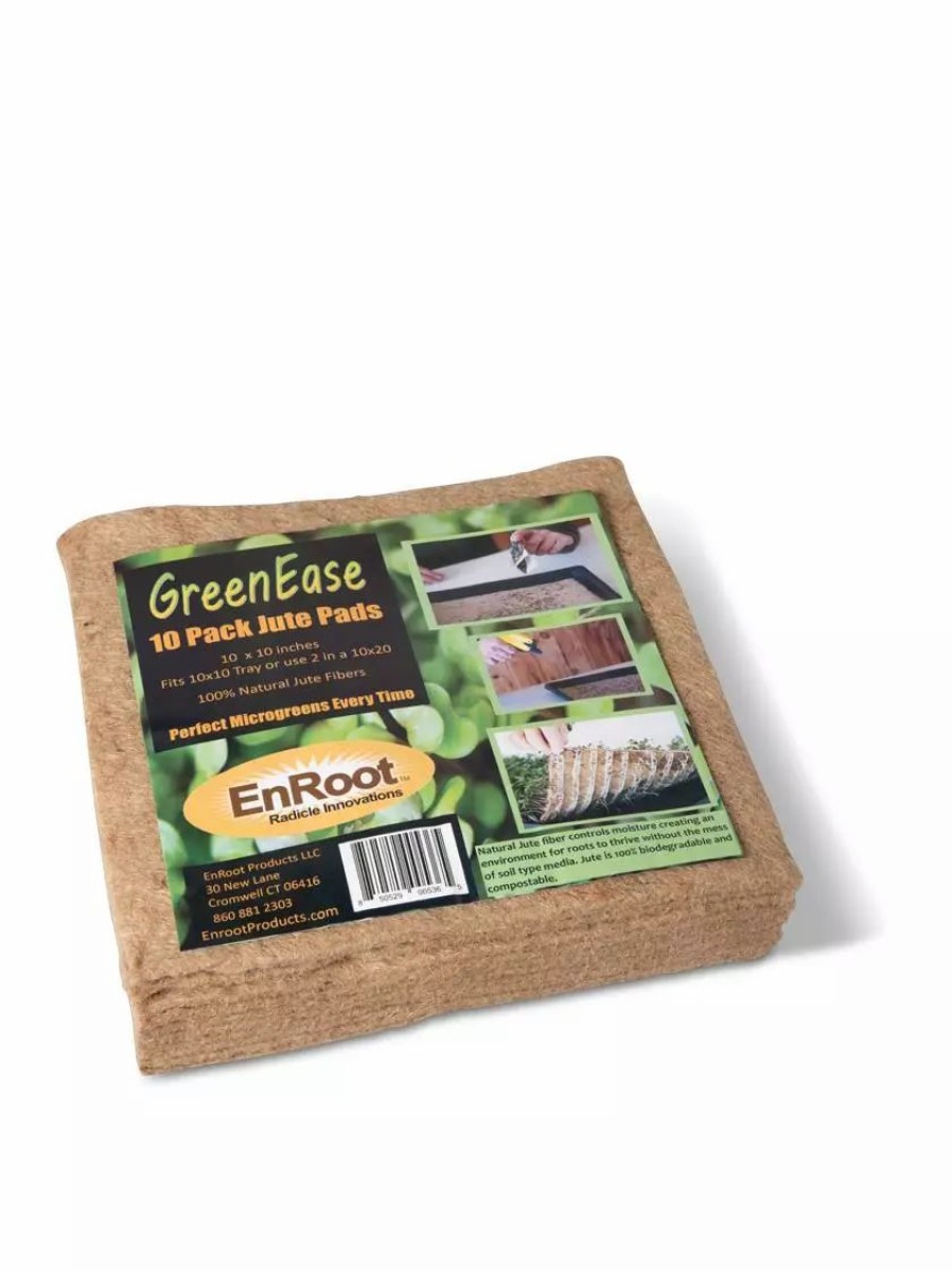 Indoor Garden * | Gsc Jute Microgreens Mats, Set Of 10