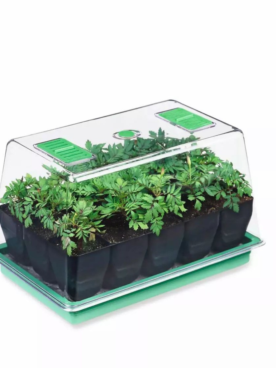 Indoor Garden * | Gsc Deep Root Seedstarting System, Black