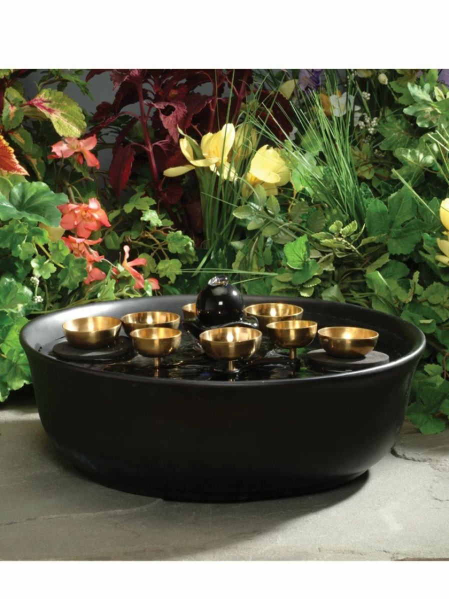 Yard & Garden Decor * | Gsc Encore Water Bell Fountain