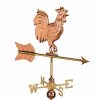 Yard & Garden Decor * | Gsc Rooster Garden Copper Weathervane With Pole