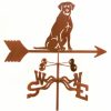 Yard & Garden Decor * | Gsc Ez Vane Lab Sitting Weathervane