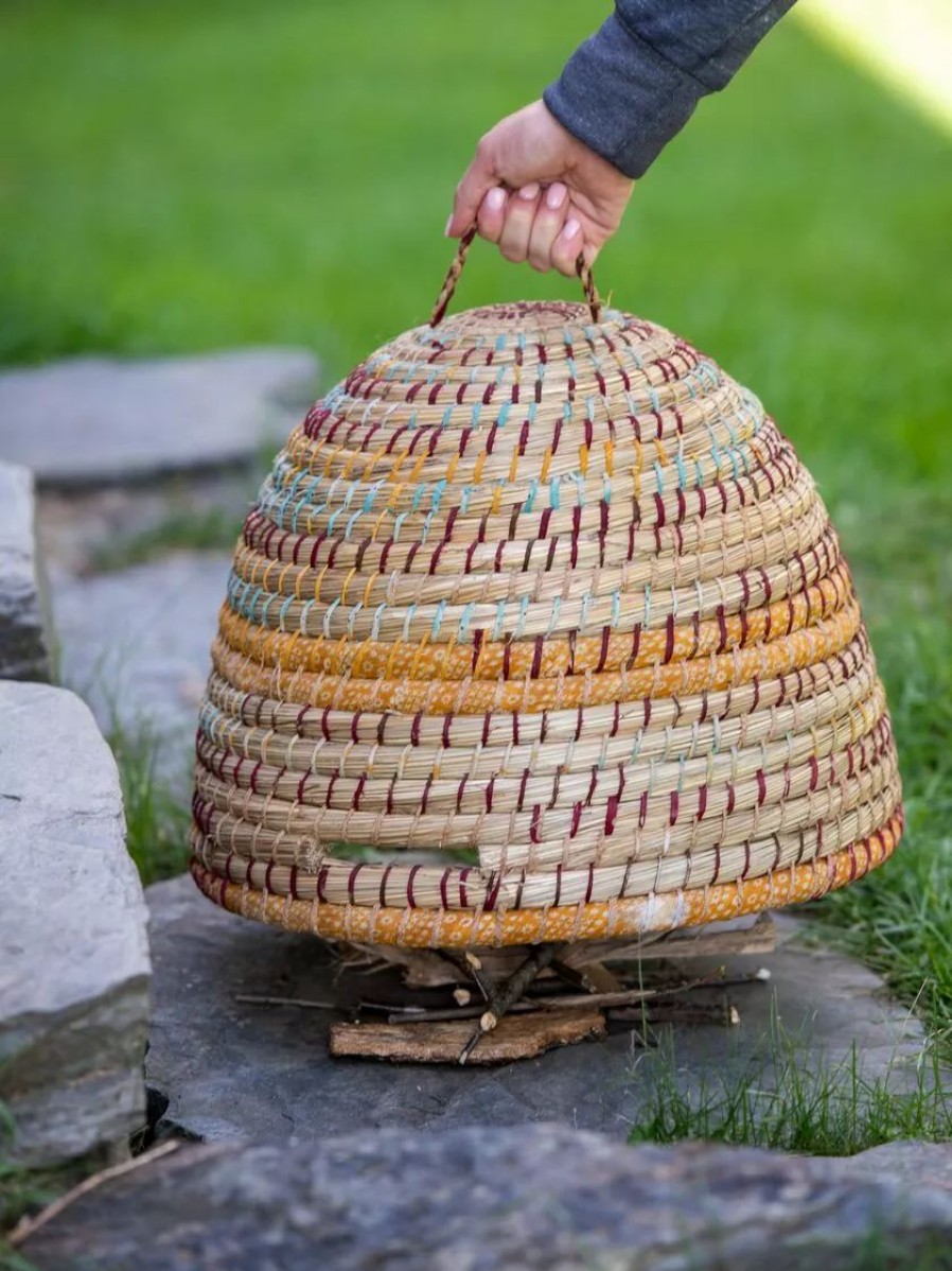 Backyard Habitat * | Gsc Artisan Natural Bee Skep