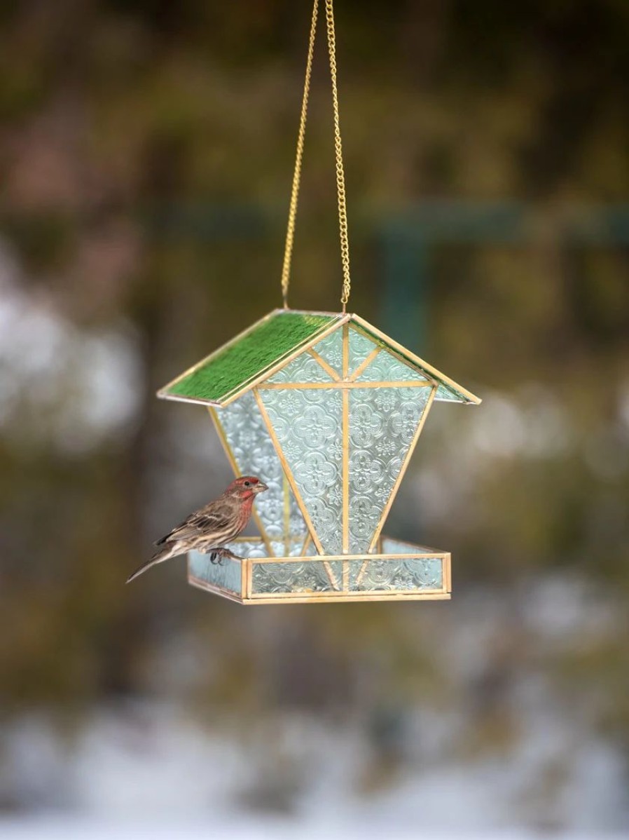 Backyard Habitat * | Gsc Glass Hut Bird Feeder