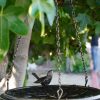 Backyard Habitat * | Gsc Floral Motif Hanging Birdbath