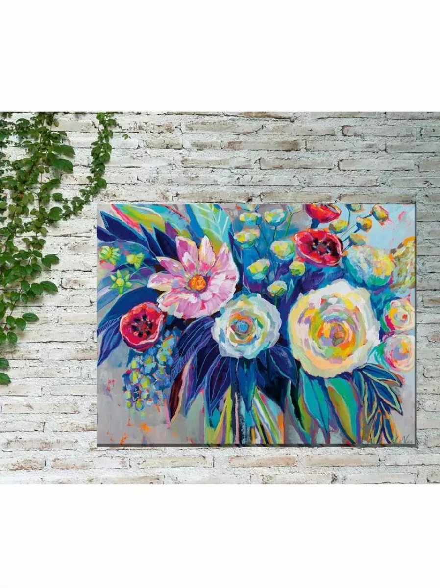 Yard & Garden Decor * | Gsc Floral Array Outdoor Wall Art