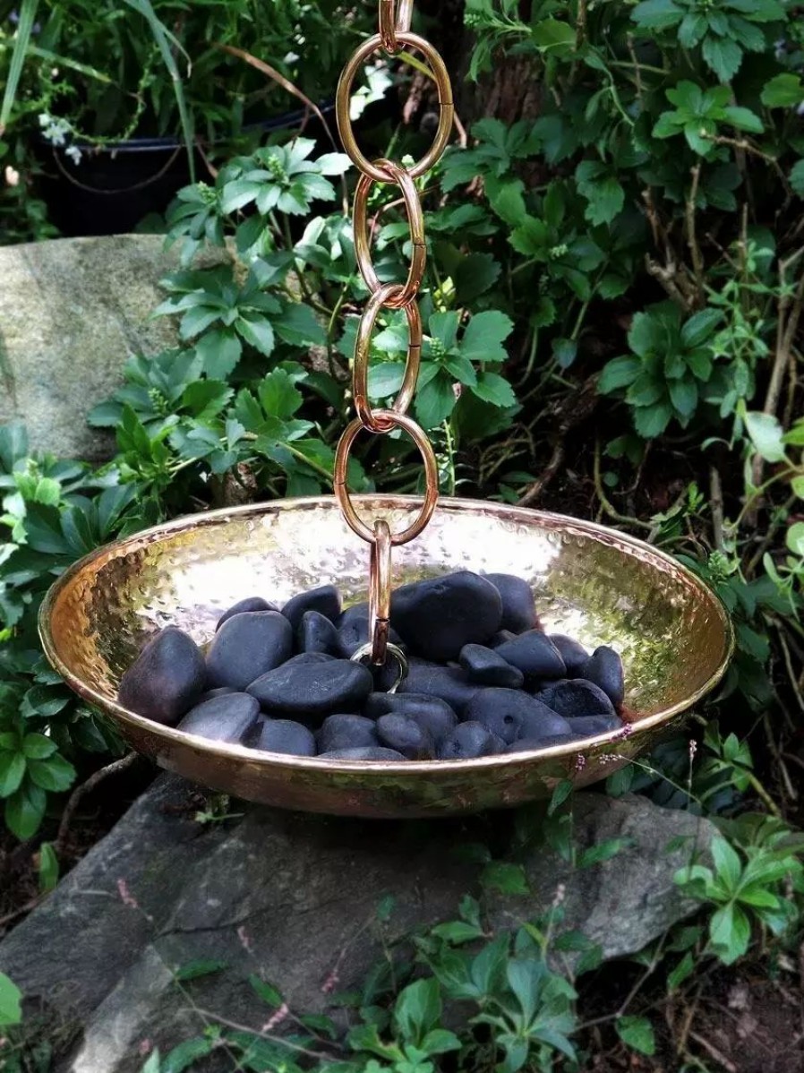 Yard & Garden Decor * | Gsc Rain Chain Basins