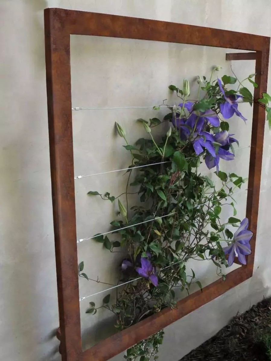 Yard & Garden Decor * | Gsc Ina Modern Wall Trellis Jr.