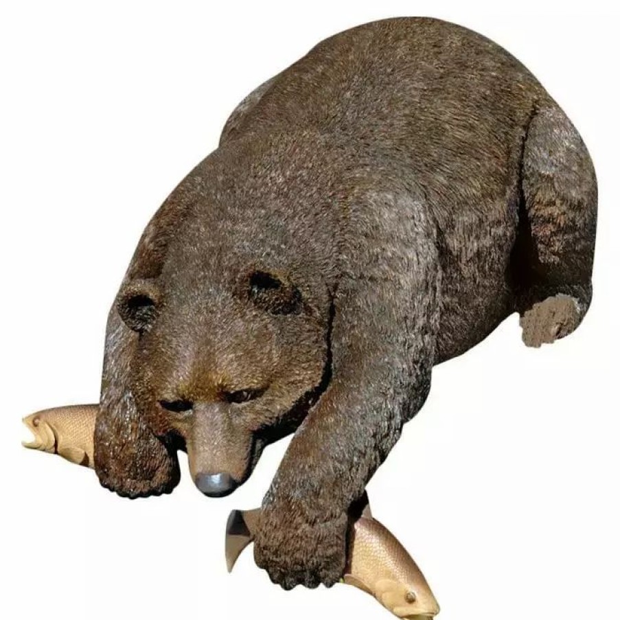 Yard & Garden Decor * | Prp Catch Of The Day Bear Statue